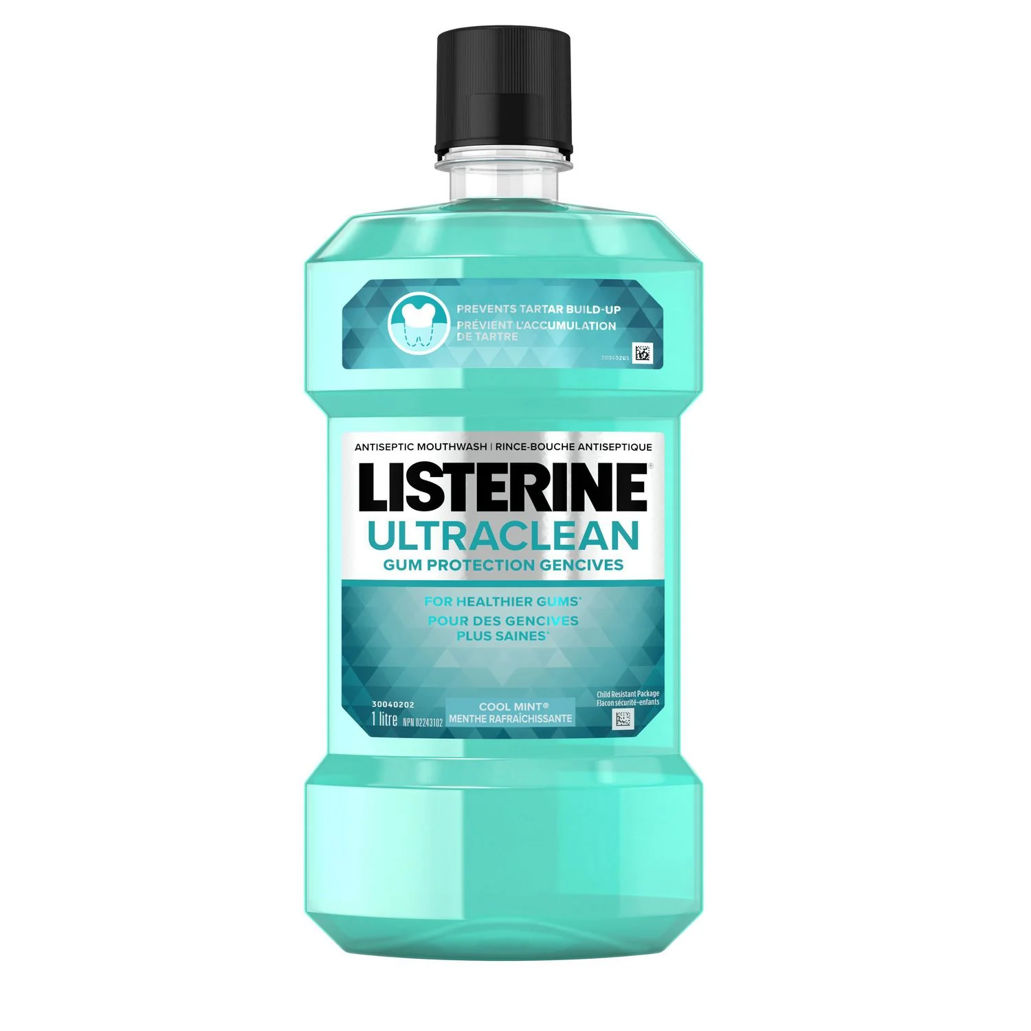 Listerine Ultraclean, Antiseptic Mouthwash - 1L