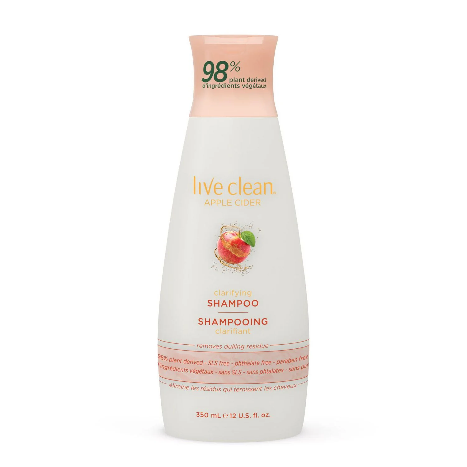 Live Clean Apple Cider Clarifying Shampoo - 350 ml