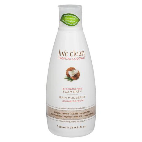 Live Clean Aromatherapy Foam Bath - 750 ml - Image 2