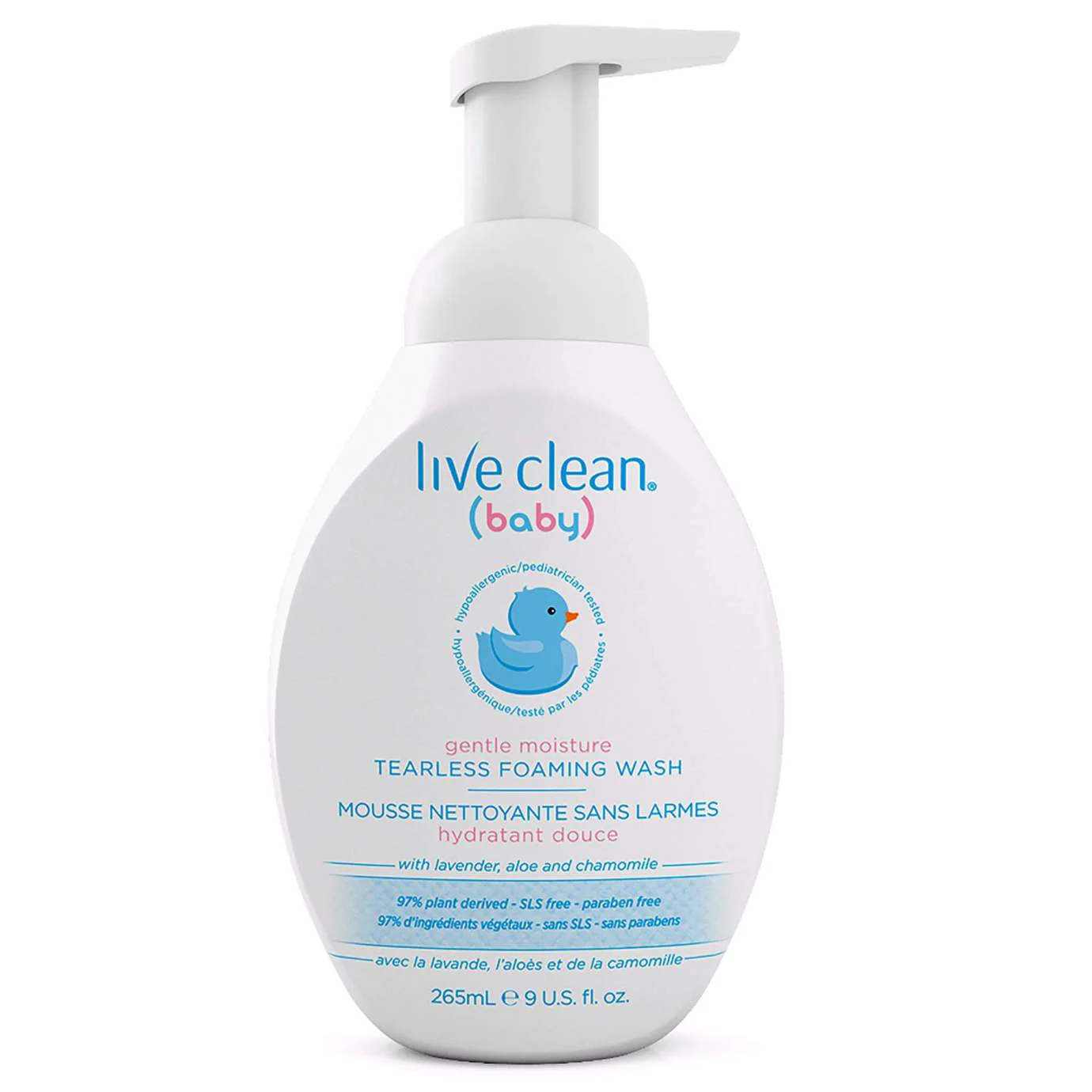 Live Clean Gentle Moisture Tearless Baby Wash - 265 ml