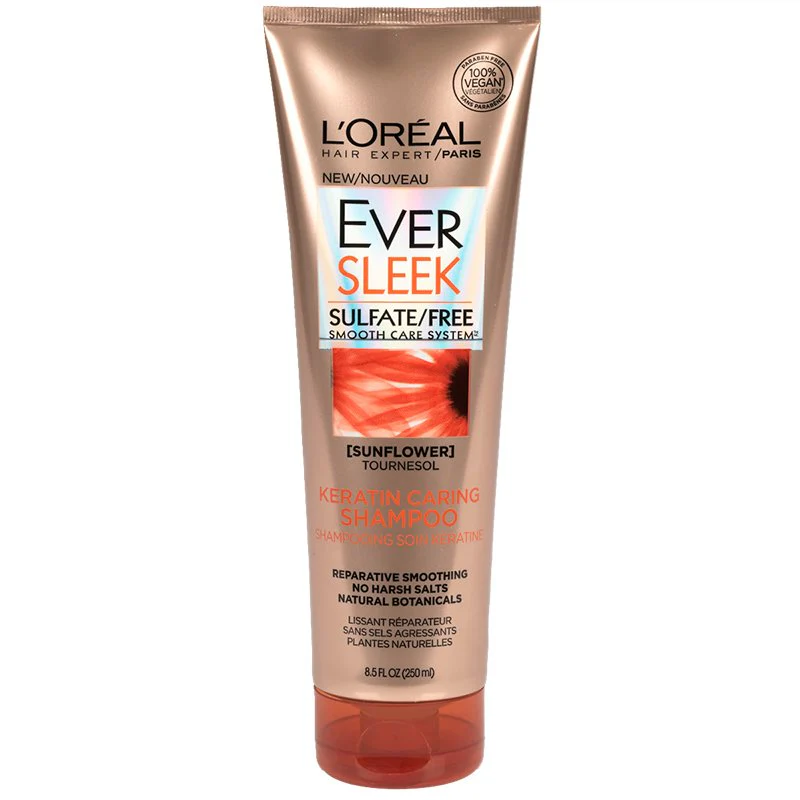 L'Oreal Paris Eversleek Sulfate-Free Keratin Caring Shampoo - 250 ml