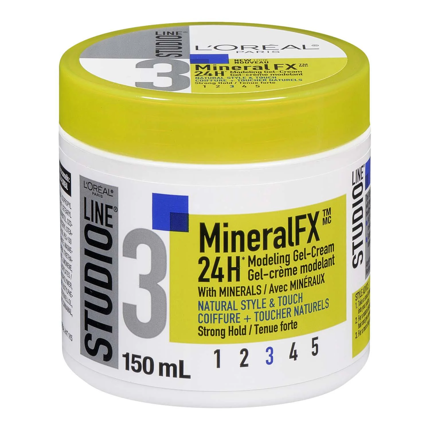 L'Oreal Paris Studio Line MineralFX 24H Modeling Gel-Cream, Strong Hold - 150 ml