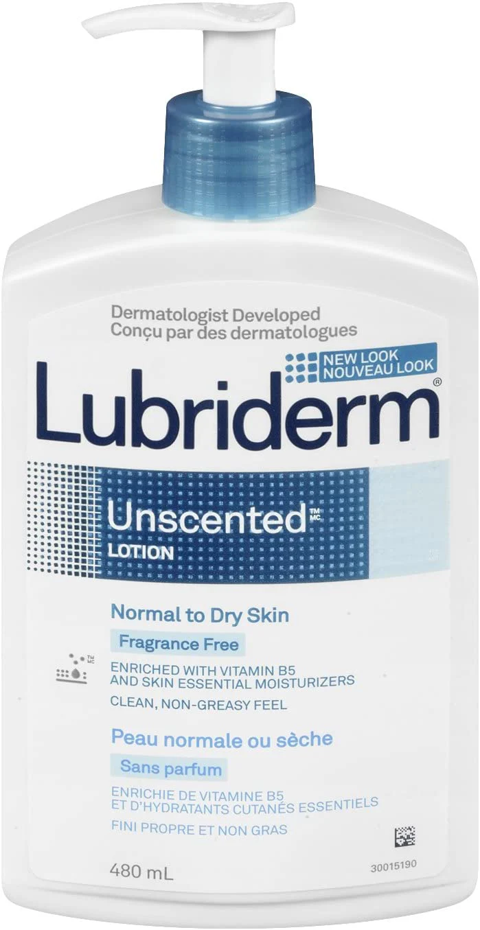 Lubriderm Unscented Lotion, Normal To Dry Skin - 480 mL