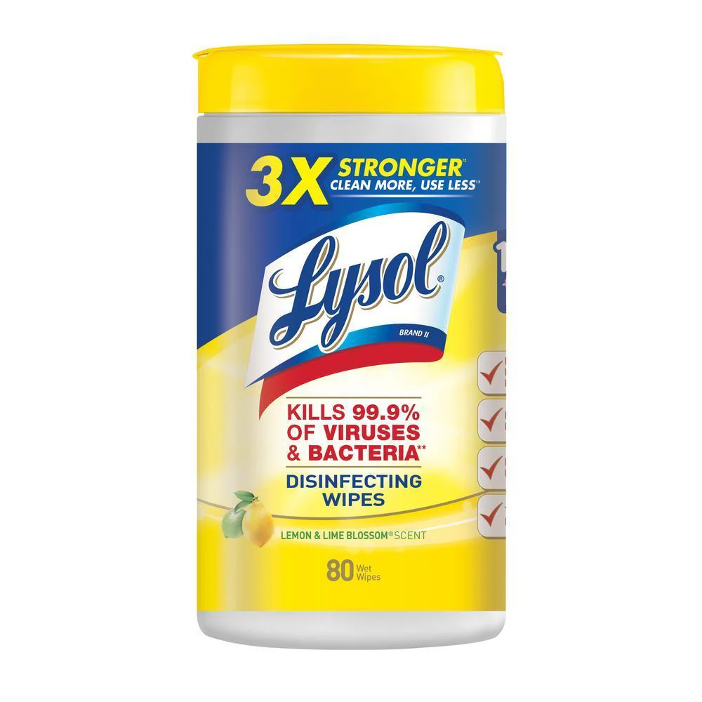 Lysol Disinfecting Wipes - 80 wipes