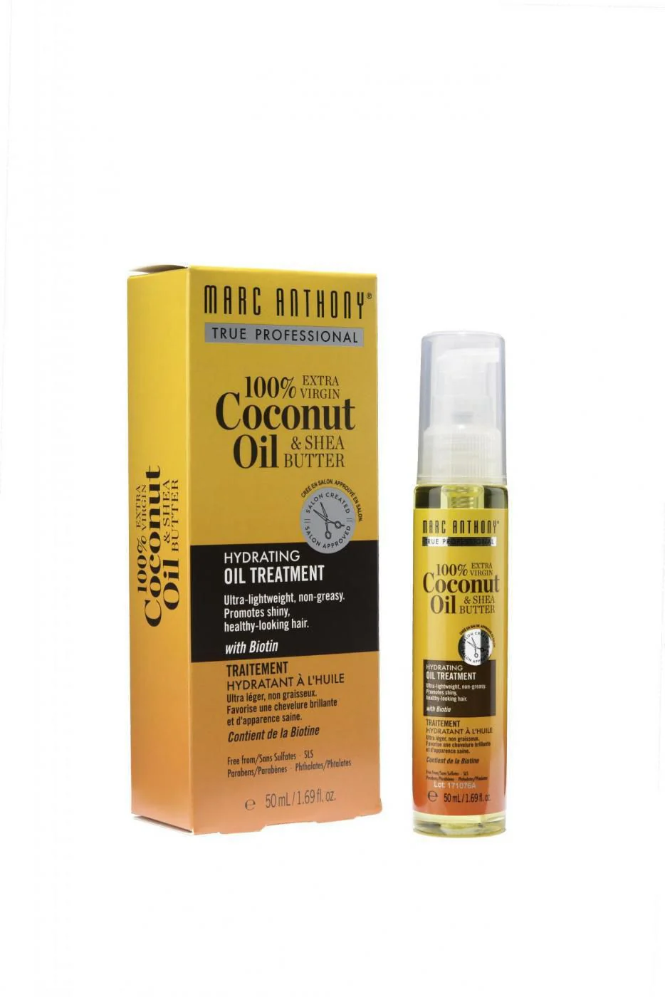 Marc Anthony 100% Extra Virgin Coconut Oil & Shea Butter Hydrating Oil Treatment - 50 ml