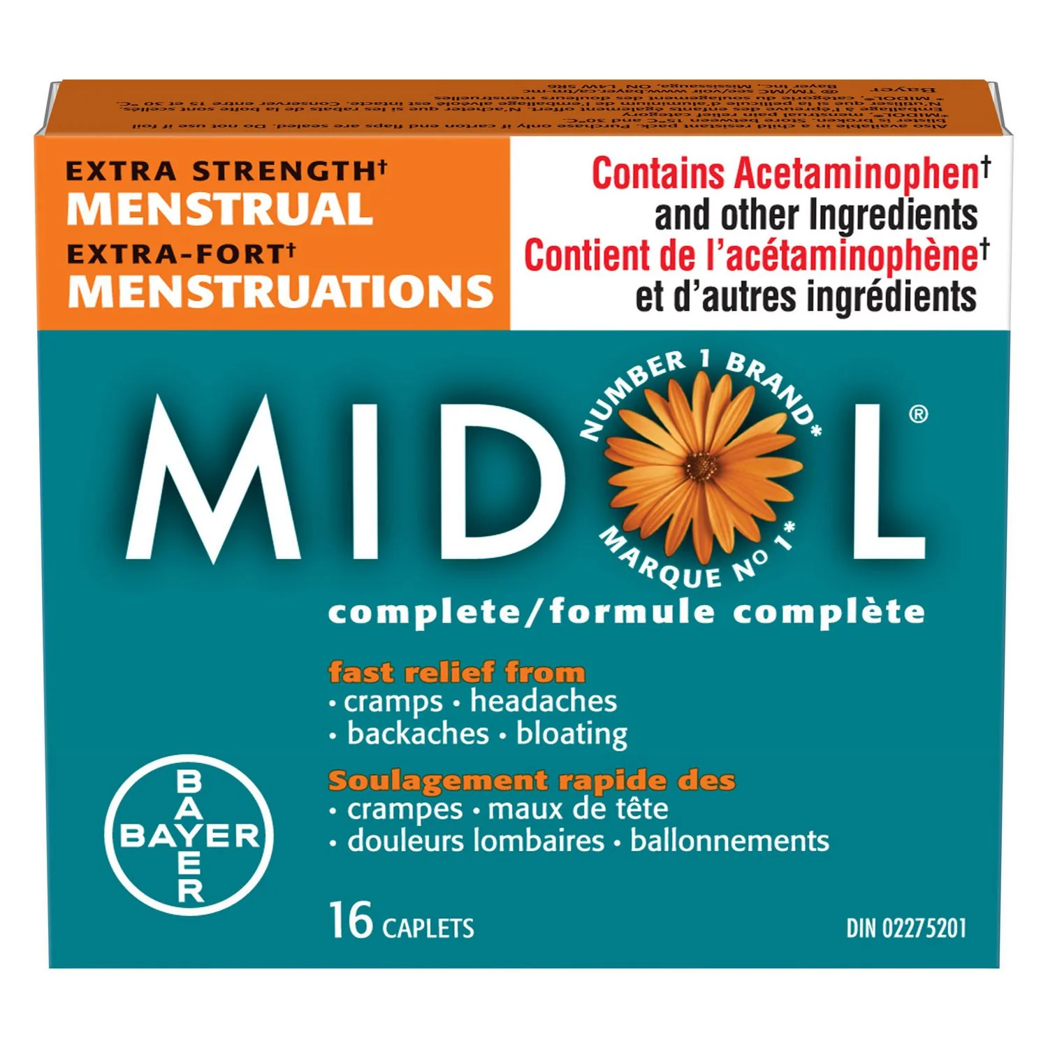 Midol Extra Strength Menstrual - 16 caplets