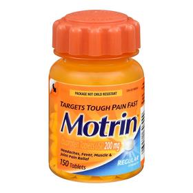Motrin Regular Strength Ibuprofen Tablets in Easy Open Bottle - 150 tablets x 200 mg
