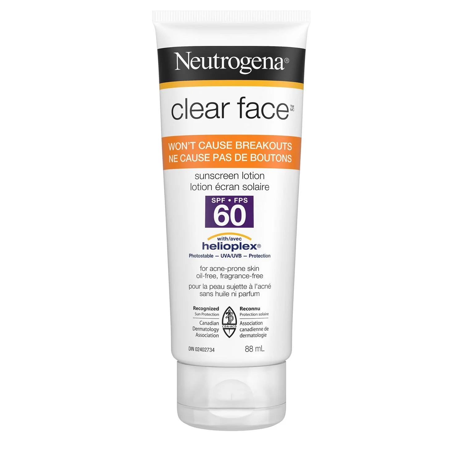 Neutrogena Clear Face Sunscreen Lotion With Helioplex, For Acne-Prone Skin - 88 mL - Image 2