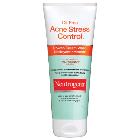NEUTROGENA Oil-Free Acne Stress Control Power-Cream Wash 177 ml