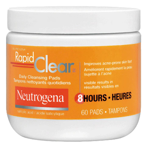 NEUTROGENA Rapid Clear Daily Cleansing Pads - 60 pads