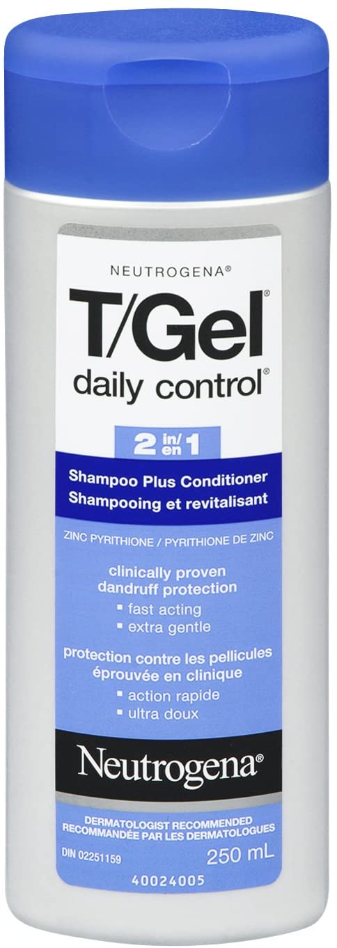 Neutrogena T/Gel Daily Control 2-in-1 Dandruff Shampoo & Conditioner - 250ml