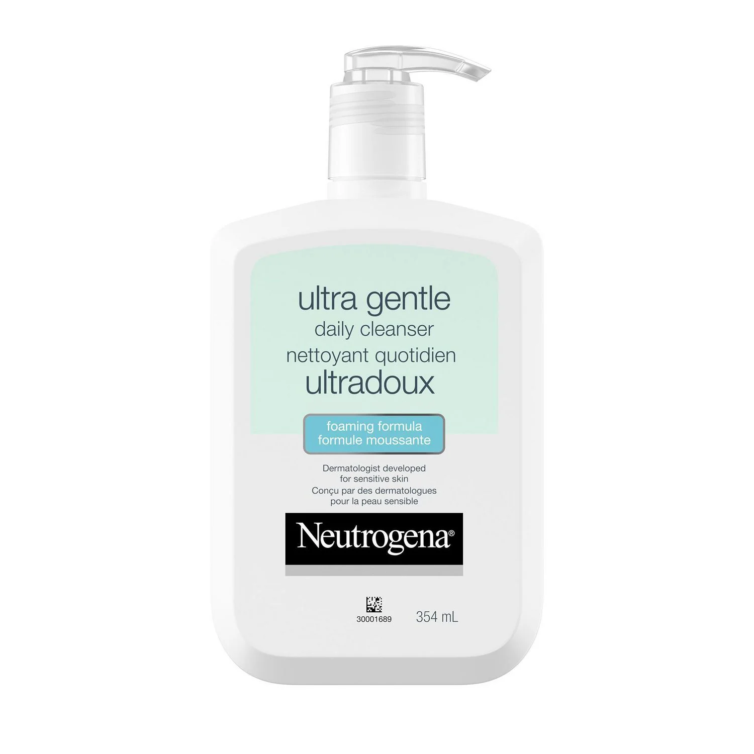 Neutrogena Ultra Gentle Daily Cleanser, Foaming Formula - 354 ml