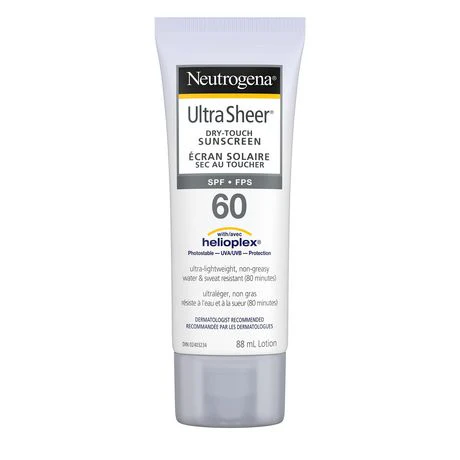 Neutrogena UtraSheer Dry-Touch Sunscreen Lotion With Helioplex, SPF 60 - 88 mL