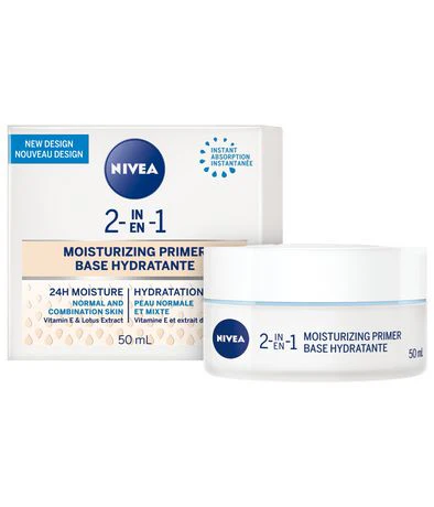 Nivea 2-in-1 24H Moisturizing Primer - 50 ml