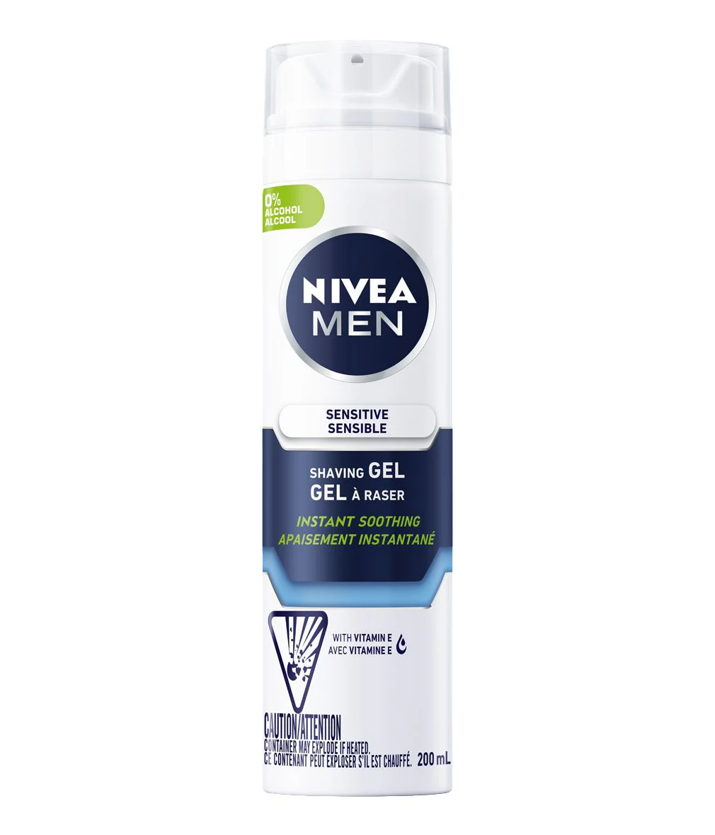 Nivea Men Sensitive Shaving Gel with Vitamin E  - 198 g