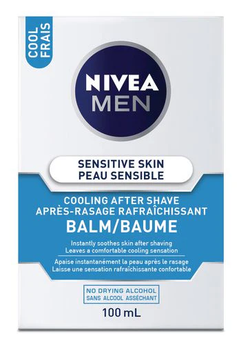 Nivea Men Sensitive Skin Cooling After Shave Balm without Drying Alcohol - 100 ml