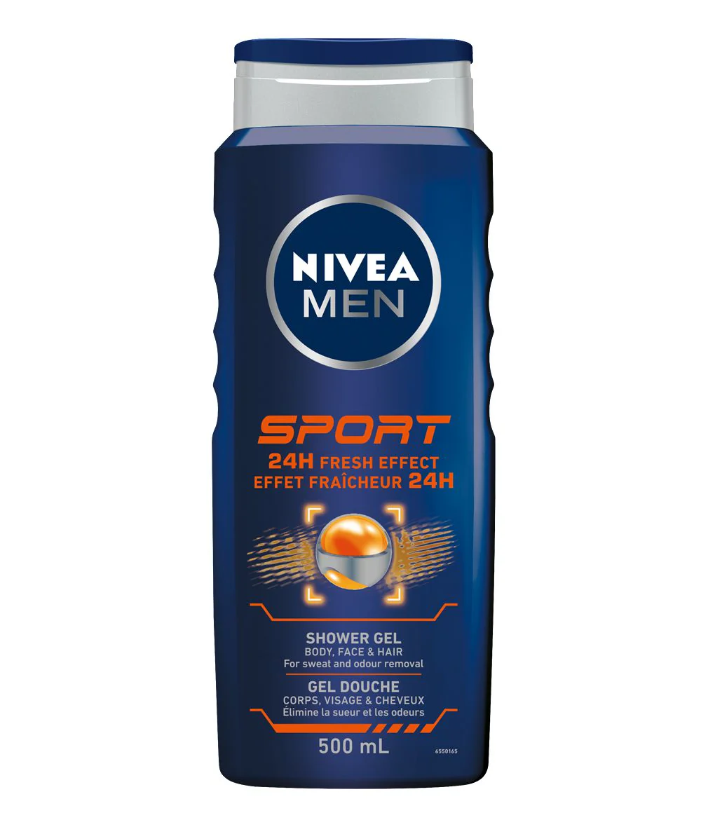 Nivea Men Sport 24H Fresh Effect Shower Gel - 500 ml
