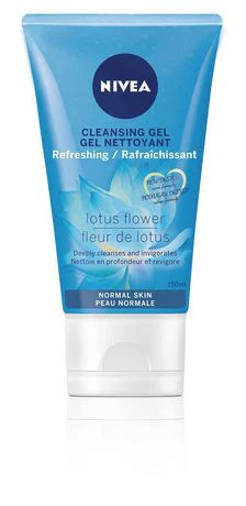 Nivea Refreshing Cleansing Gel, Lotus Flower, Normal Skin - 150 ml