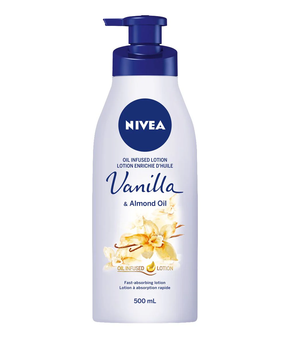 Nivea Vanilla And Almond Oil, Oil Infused Lotion - 500 mL