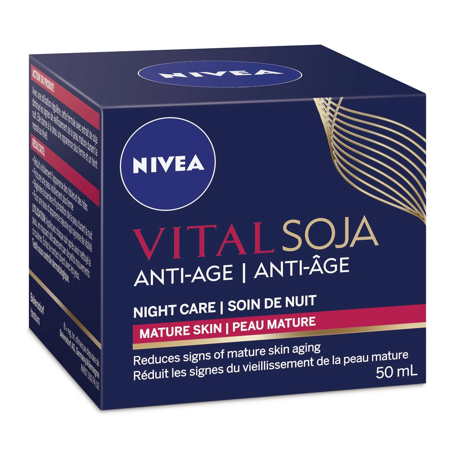 Nivea Vital Soja Anti-Age Night Care Mature Skin - 50 ml