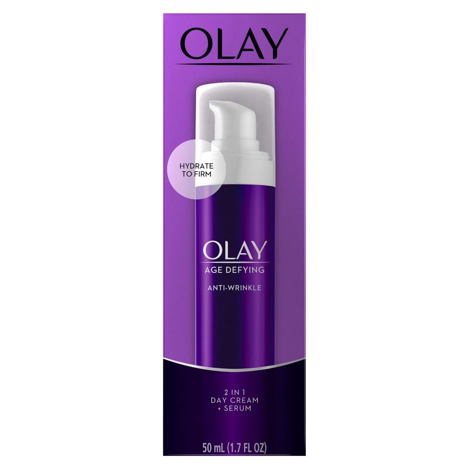 Olay Age Defying 2 IN 1 Day Cream And Serum, Anti Wrinkle - 50 mL
