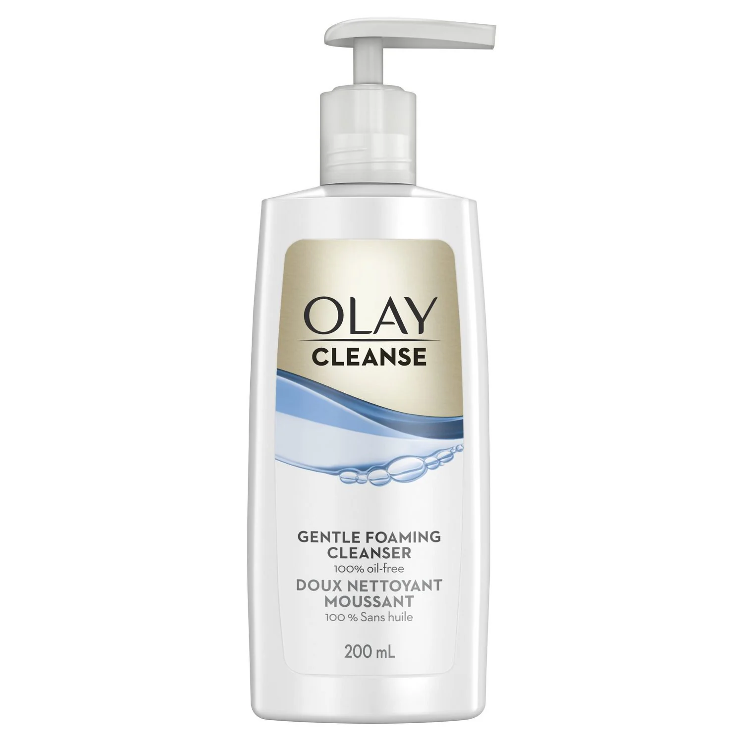 Olay Cleanse Gentle Foaming Cleanser, 100% Oil-Free - 200 mL