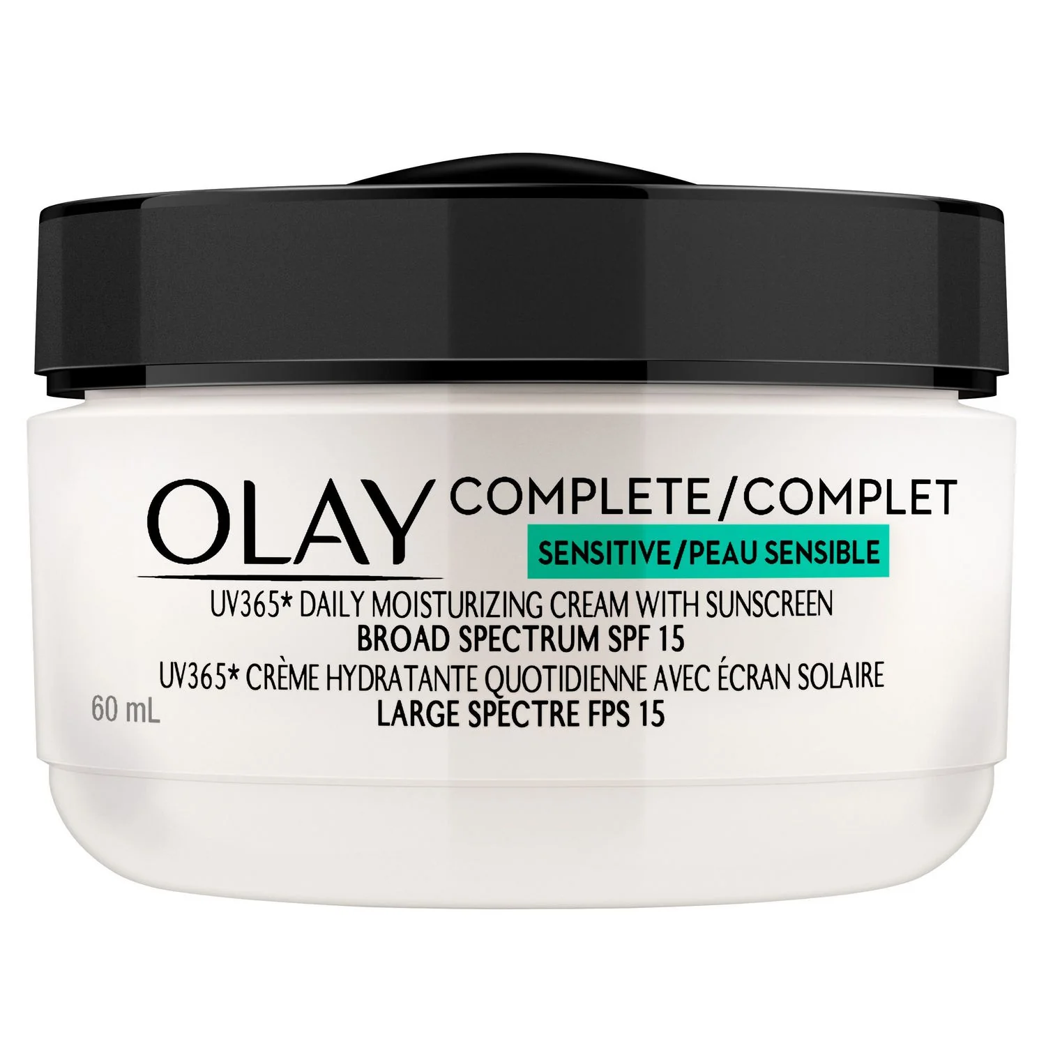 Olay Complete, UV 365 Daily Moisturizing Cream With Sunscreen SPF 15, Sensitive Skin - 60 mL