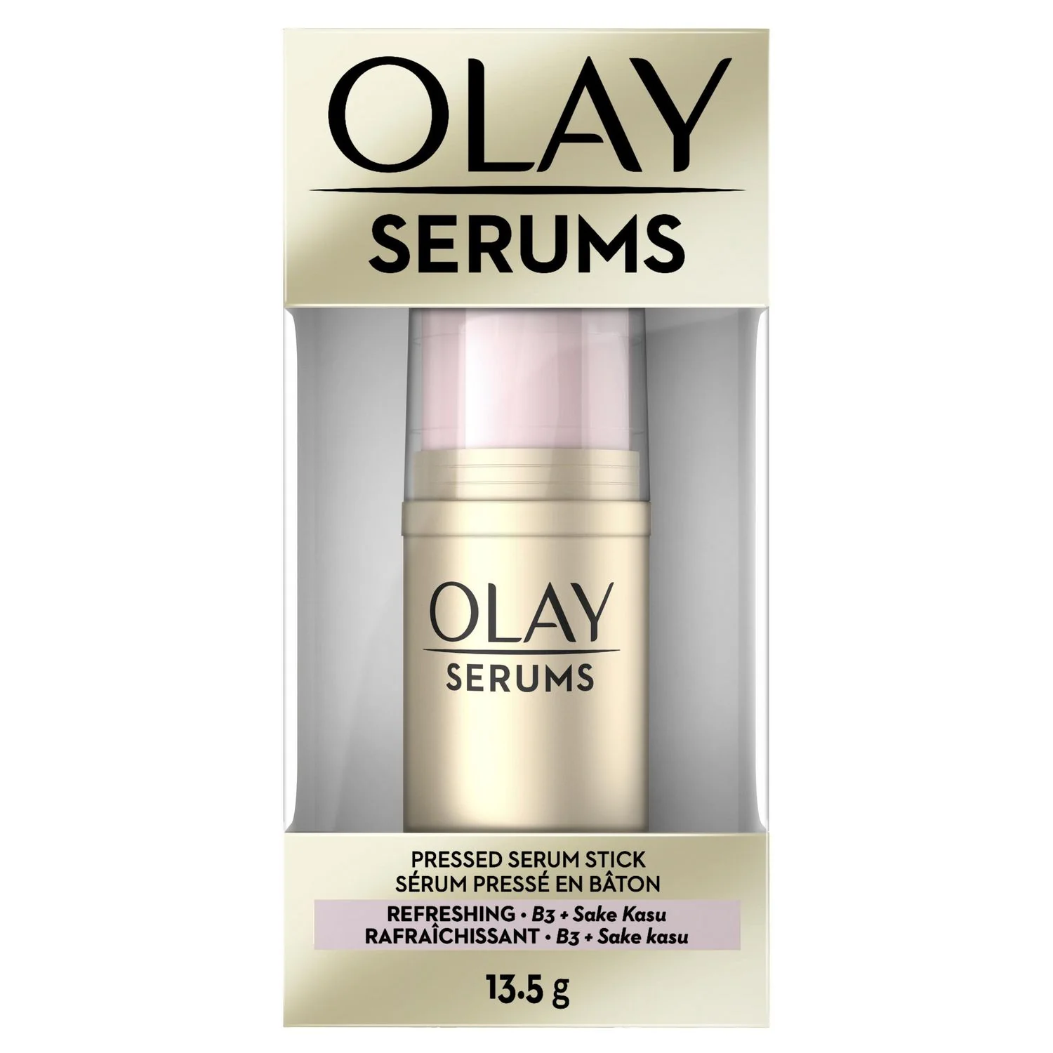 Olay Refreshing Pressed Serum Stick with Vitamin B3 + Sake Kasu - 13.5 g