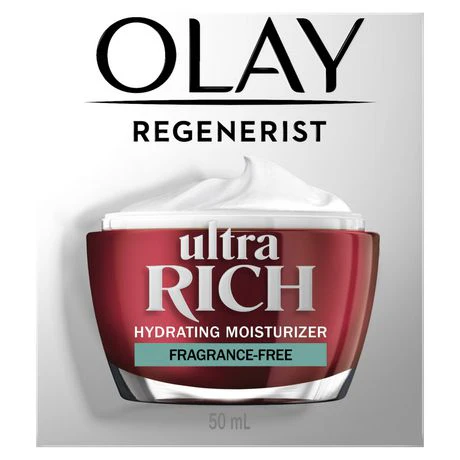 Olay Regenerist Ultra Rich Face Moisturizer, Fragrance-Free - 50 ml