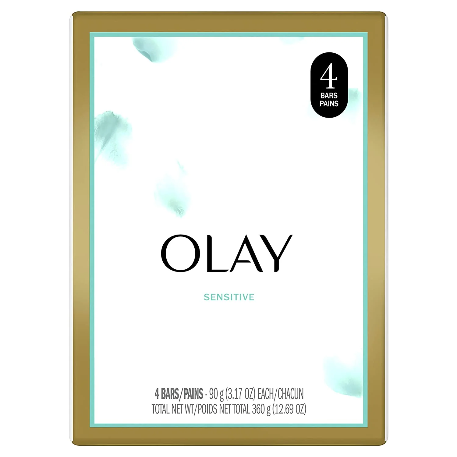 Olay Sensitive 4 Bars - 90 g each