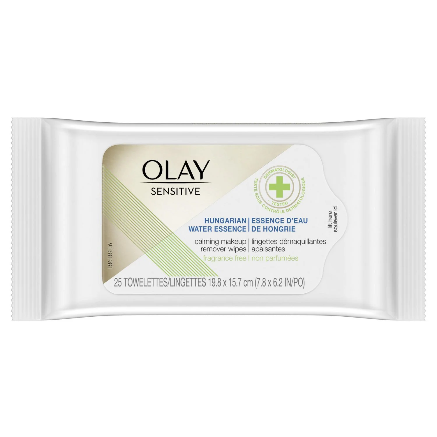 Olay Sensitive Hungarian Water Essence, Makeup Remover Wipes - 25 towelettes