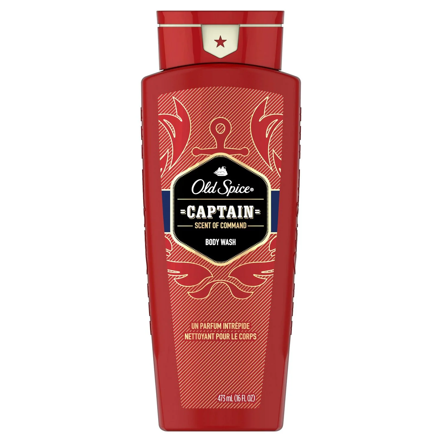 Old Spice Captain Scent of Command Body Wash - 473 ml