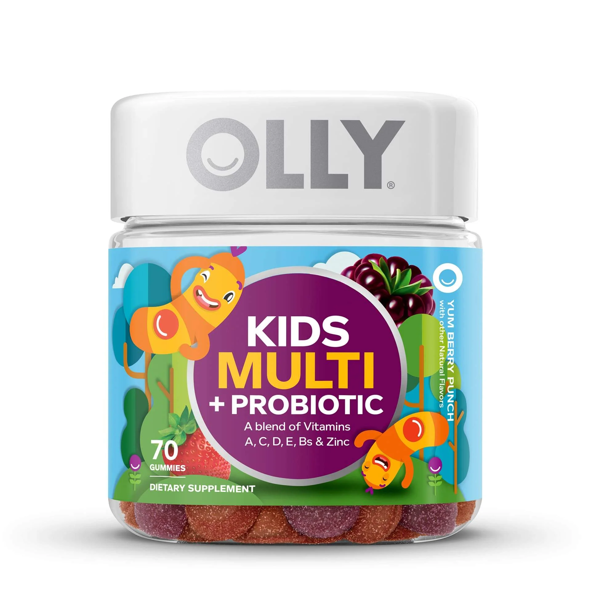 Olly Kids Multi + Probiotic - 70 gummies