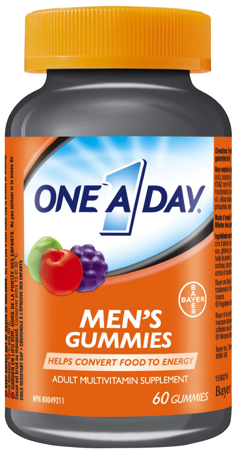 One-A-Day Men's Gummies Adult Multivitamin Supplement - 60 gummies