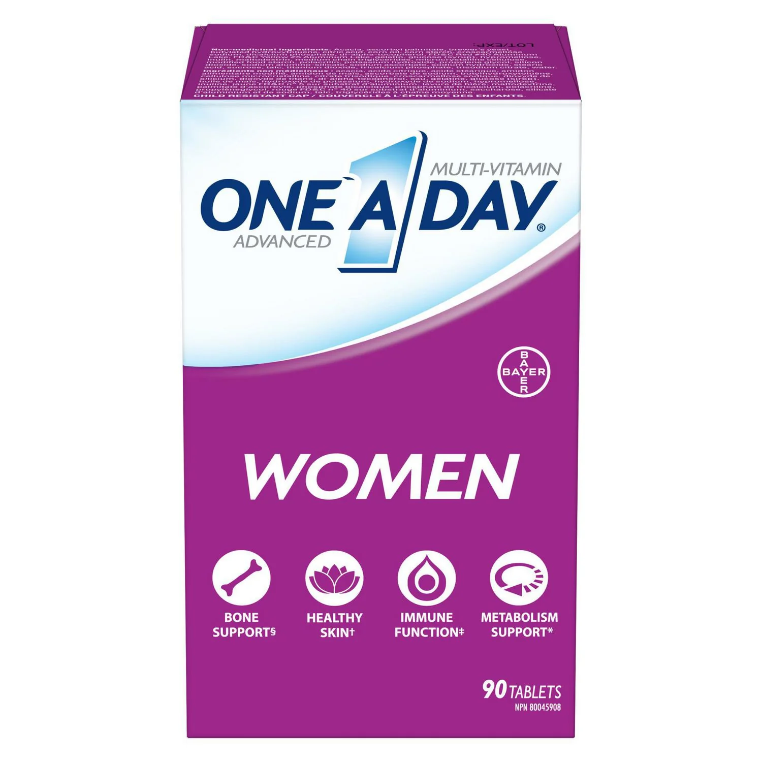 One-A-Day Women's Advanced Multivitamin - 90 tablets