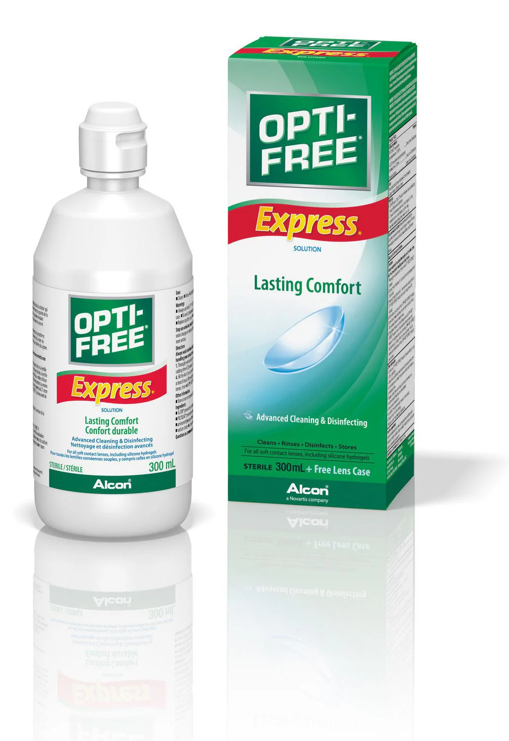 Opti-Free Express Solution, Lasting Comfort - 300 ml