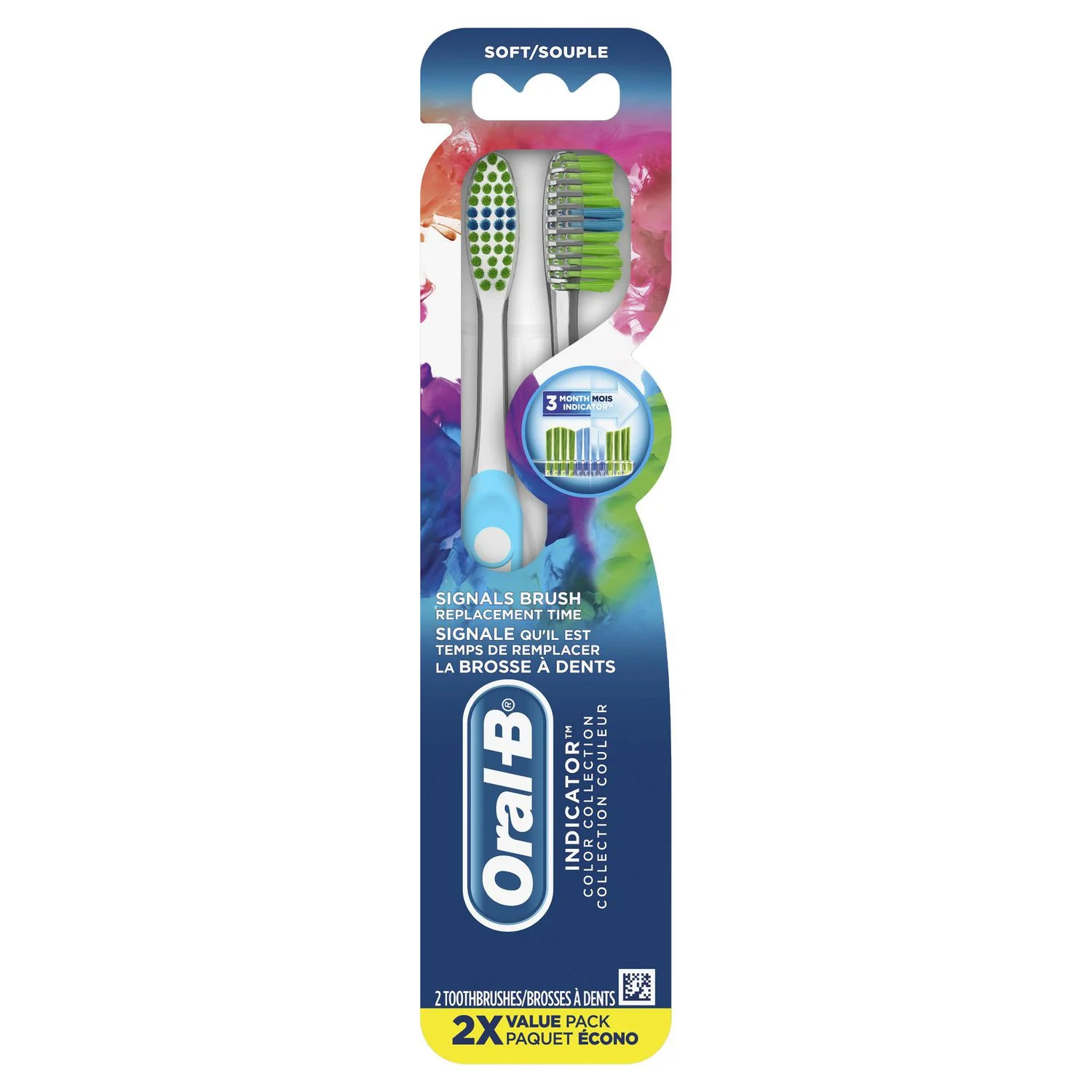 Oral-B Indicator Contour Clean Toothbrushes - 2 units