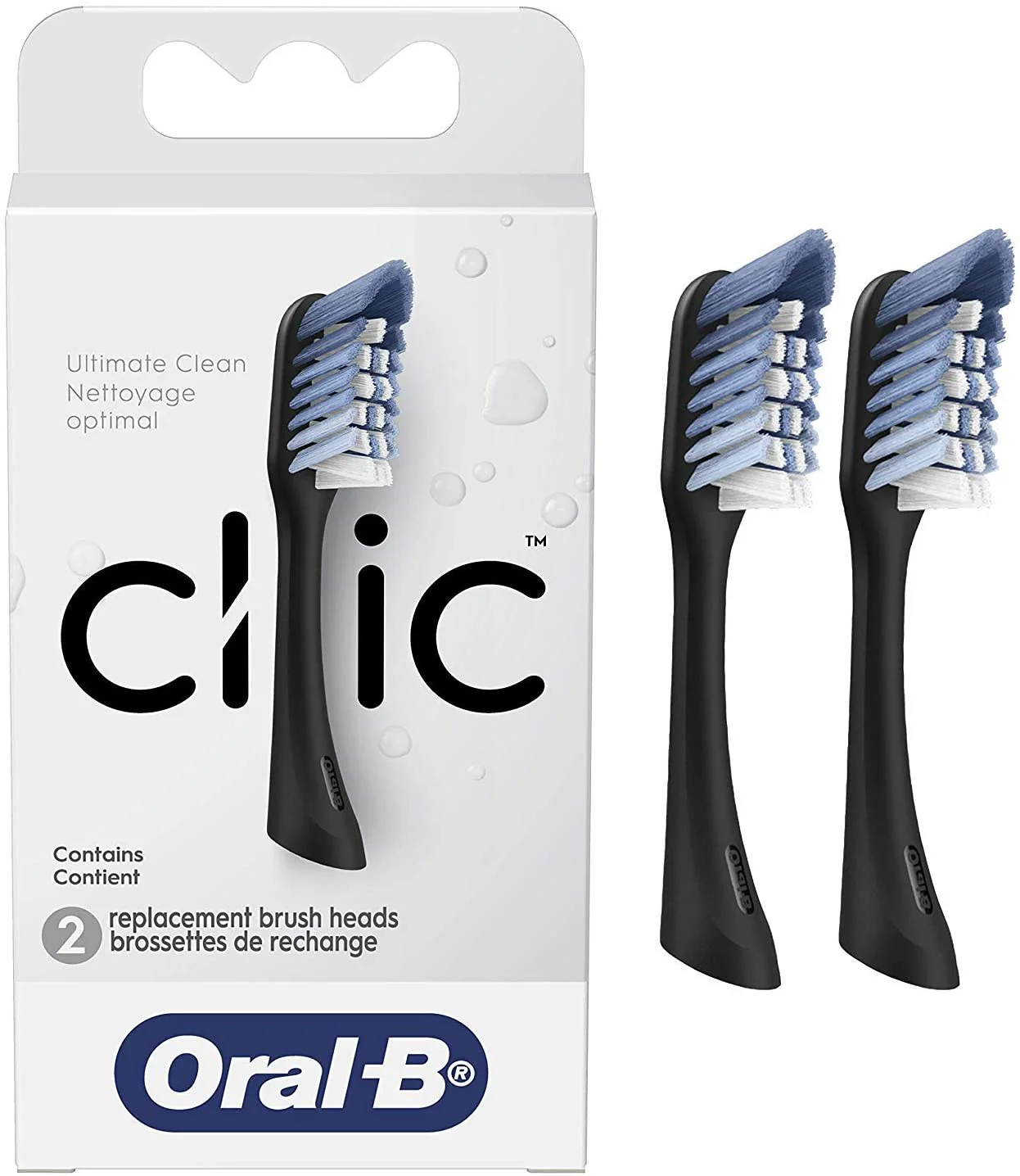 Oral-B Power Clic Electric Toothbrush Head Replacements - 3 units