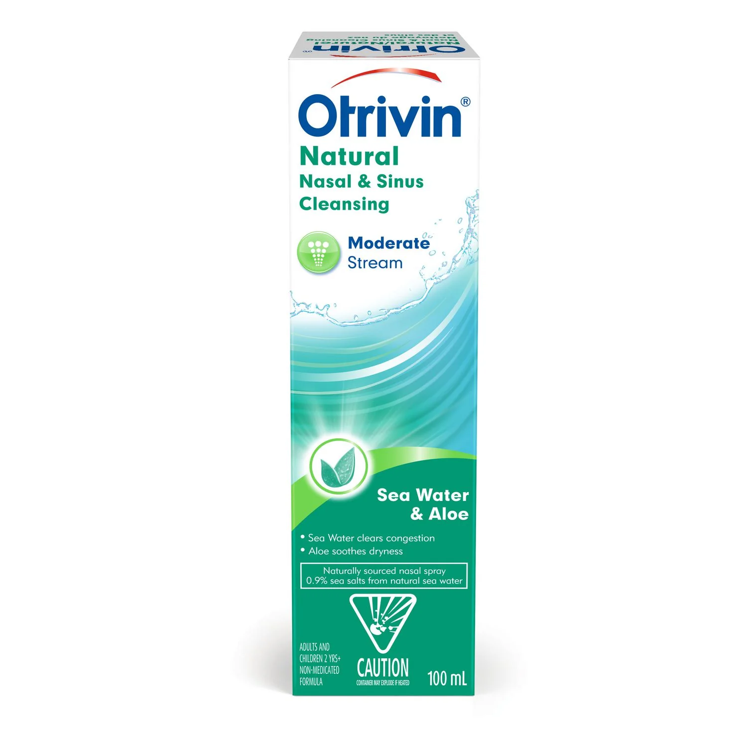 Otrivin Natural Nasal & Sinus Cleansing Nasal Spray - 100 ml - Image 2
