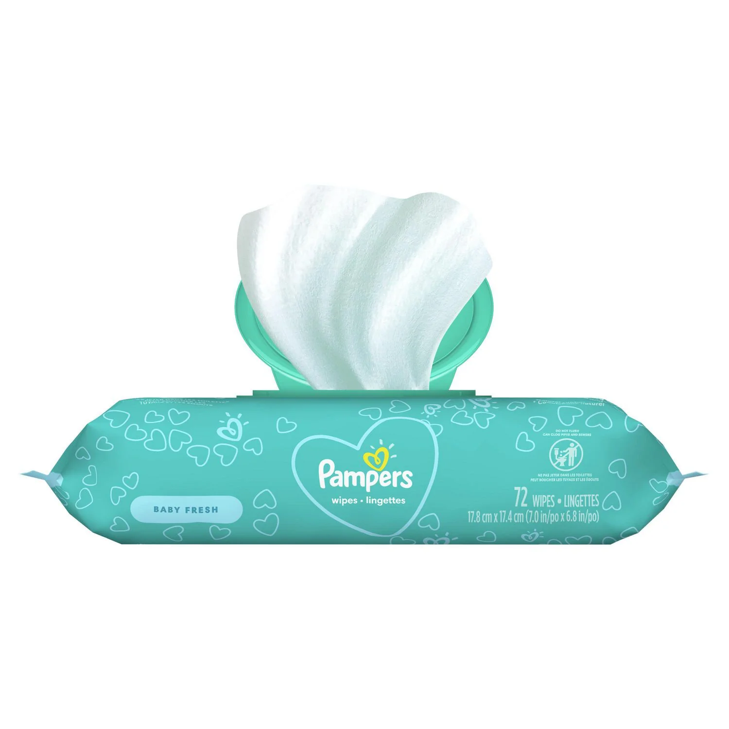 Pampers Complete Clean Wipes - 72 wipes