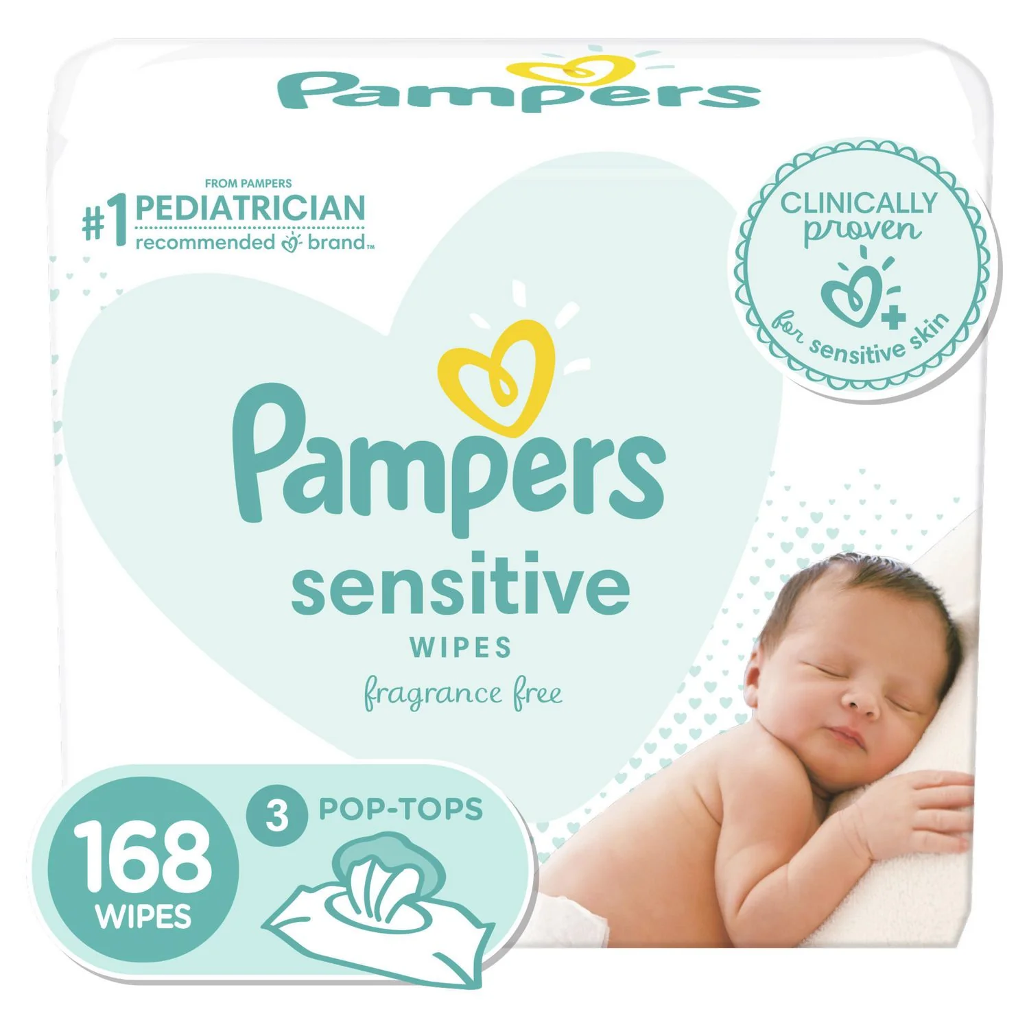 Pampers Sensitive Perfume-Free Wipes
