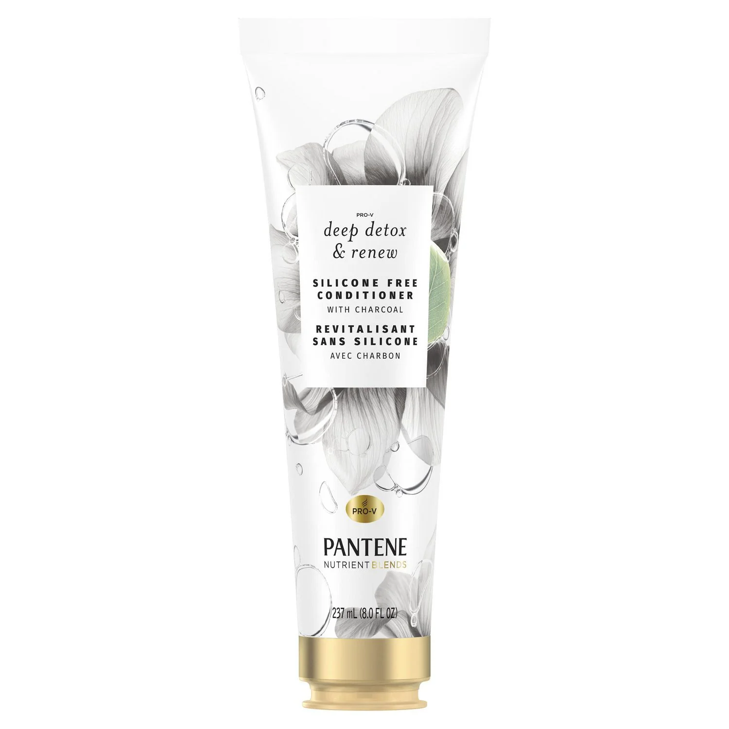 Pantene Pro-V Nutrient Blends Deep Detox & Renew Silicone-Free Conditioner with Charcoal - 285 ml