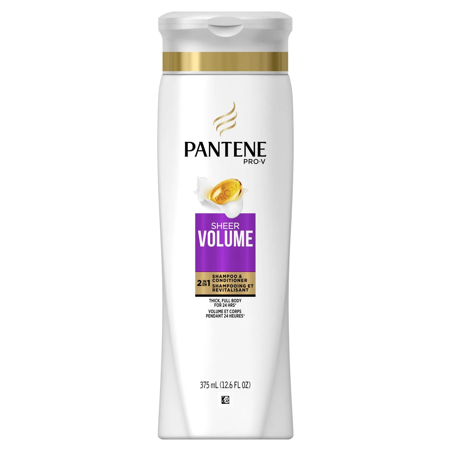 Pantene Pro-V Sheer Volume 2-in-1 Shampoo & Conditioner - 375 ml