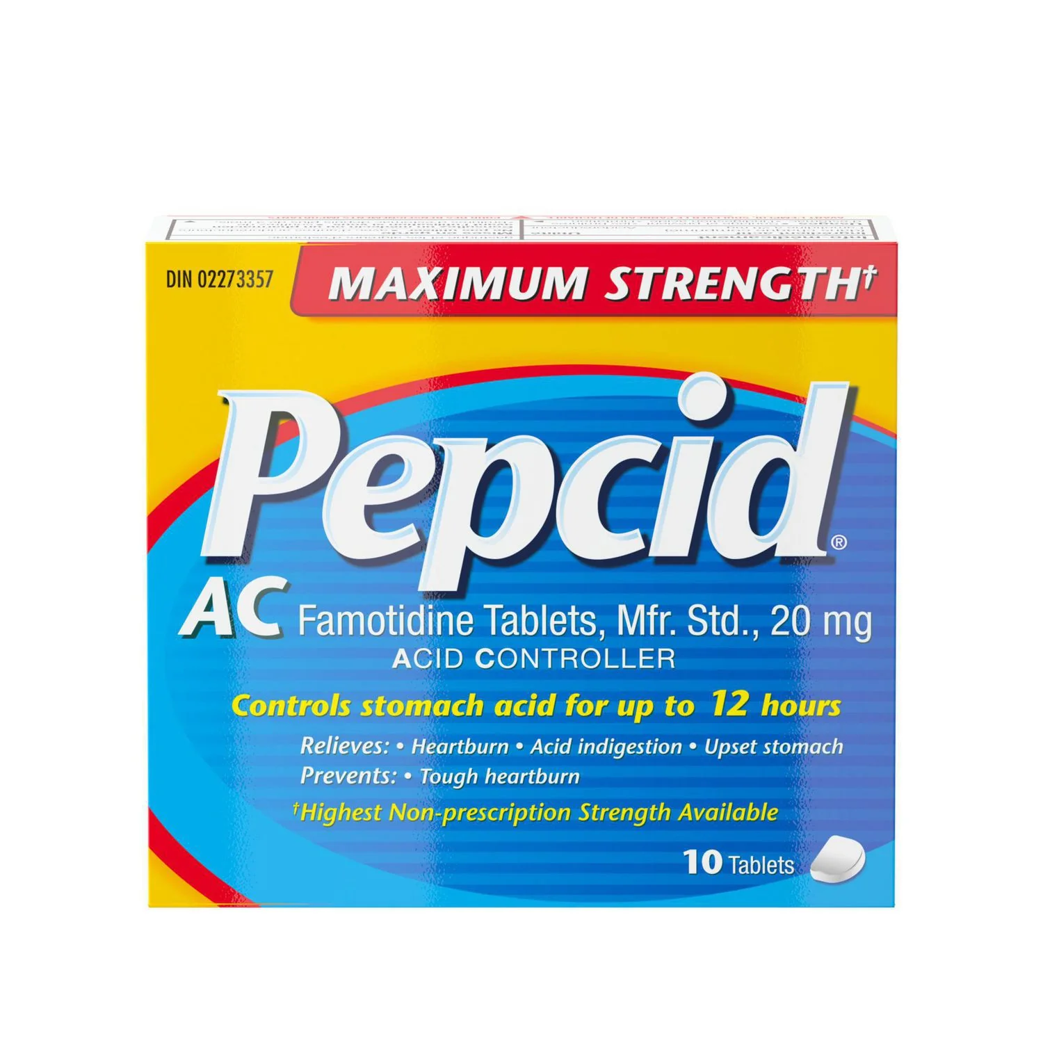 Pepcid Extra Strength Tablets - 10 tablets