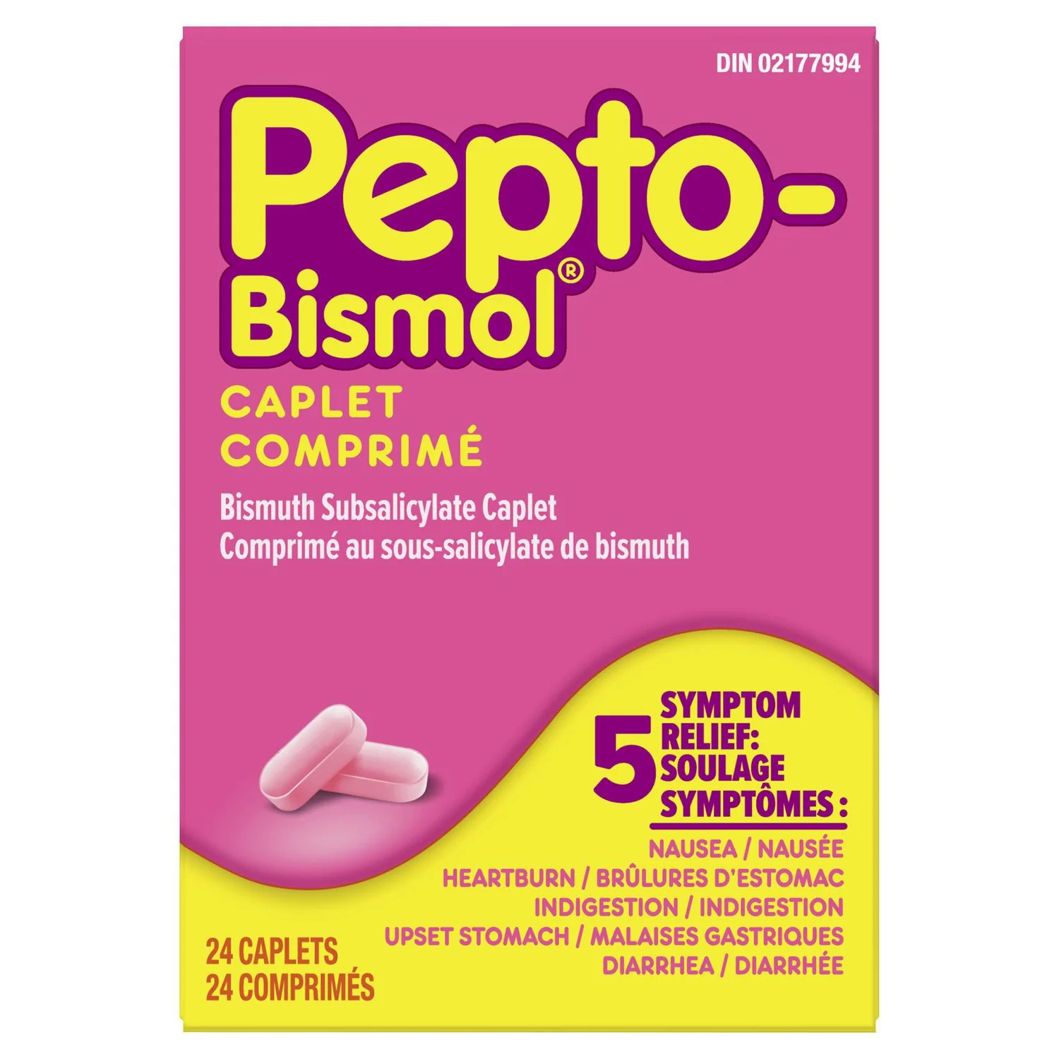 Pepto Bismol Caplets - 24 caplets