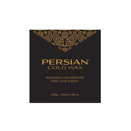 Persian Cold Wax, Washable Hair Remover for Face, Legs & Body - 240 ml