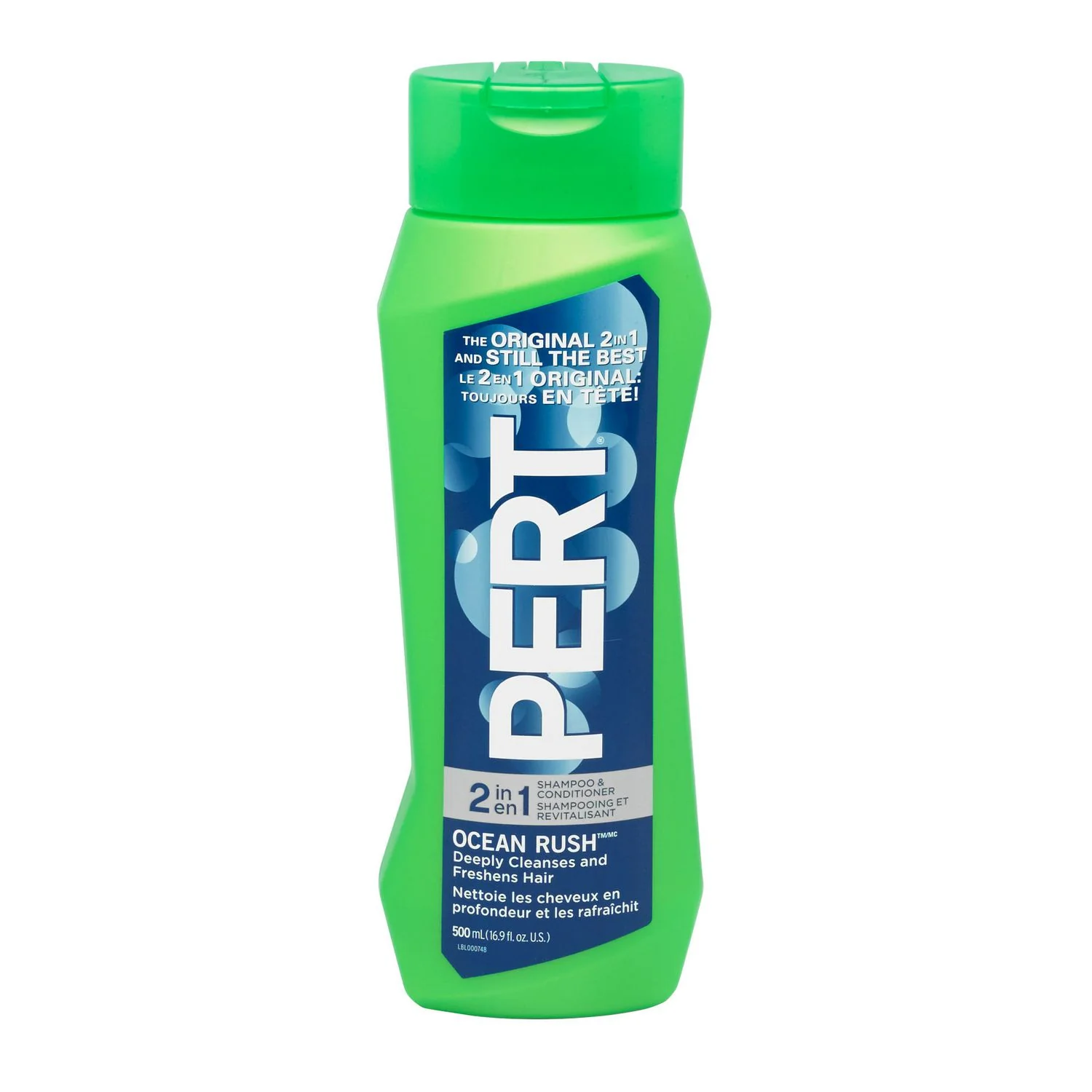 Pert Plus 2-in-1 Shampoo & Conditioner, Ocean Rush - 500 ml