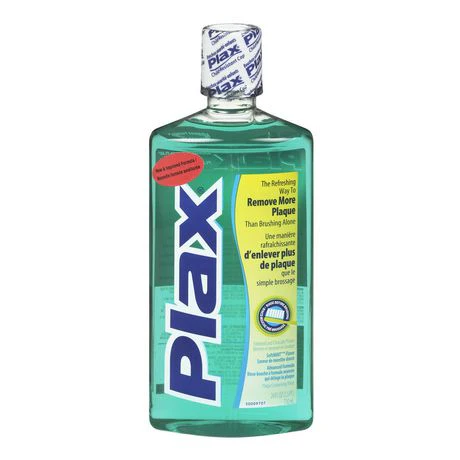 Plax Advanced Formula Plaque Loosening Mouthwash, Soft Mint - 710 ml