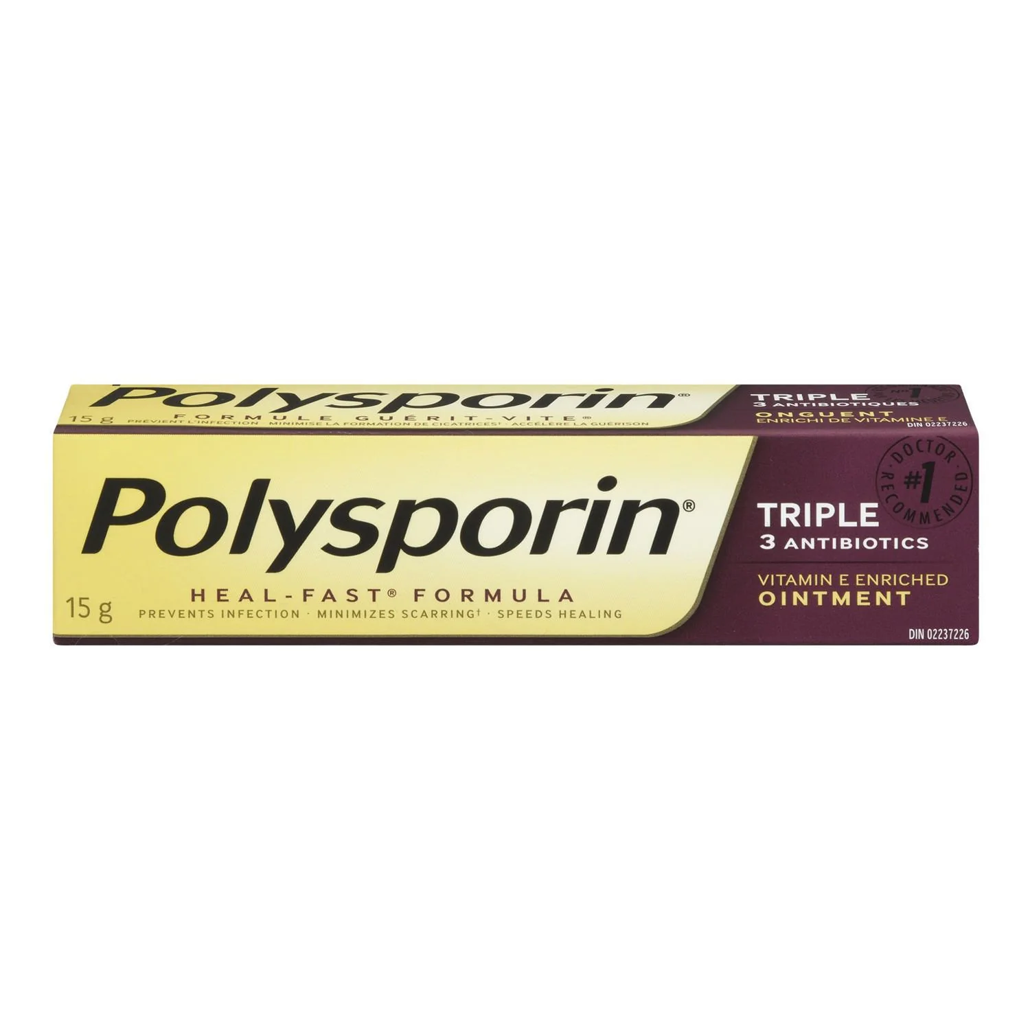Polysporin Heal-Fast Formula, Triple Anitbiotics, Vitamin E Enriched Ointment