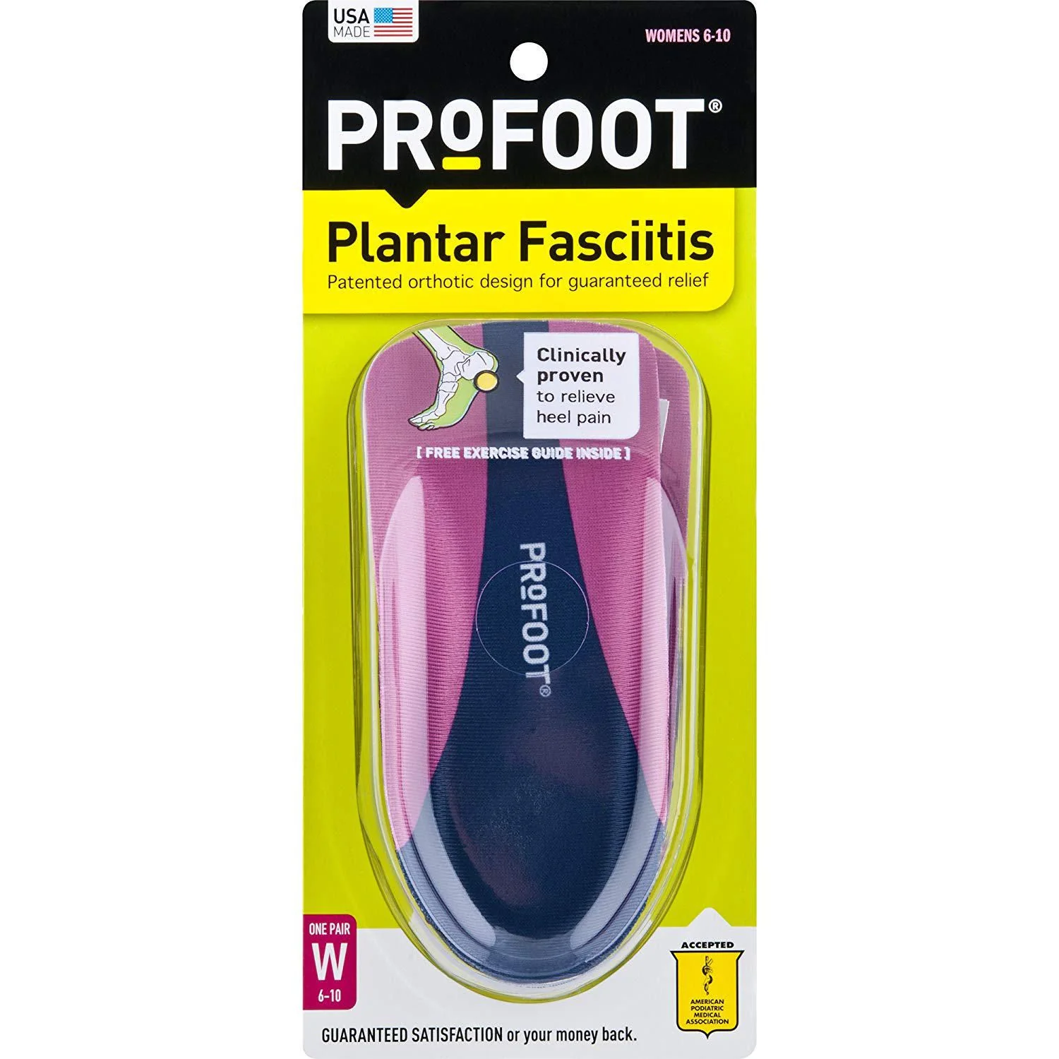 ProFoot for Plantar Fasciitis - Women's - 1 pair, size 6-10